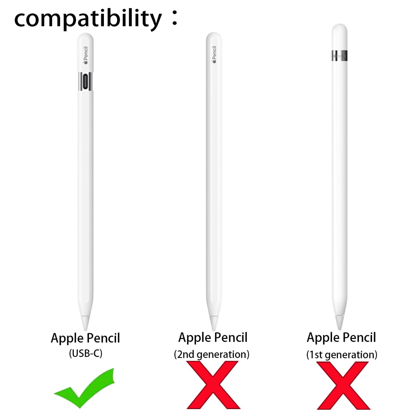 Amazon.co.jp: Apple Pencil用シリコンカバースリーブ USB-C 超薄型